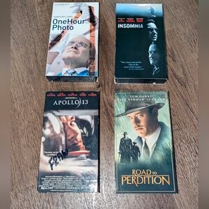 VHS DRAMA THRILLER Road To Perdition Apollo 13 One Hour Photo Insomnia